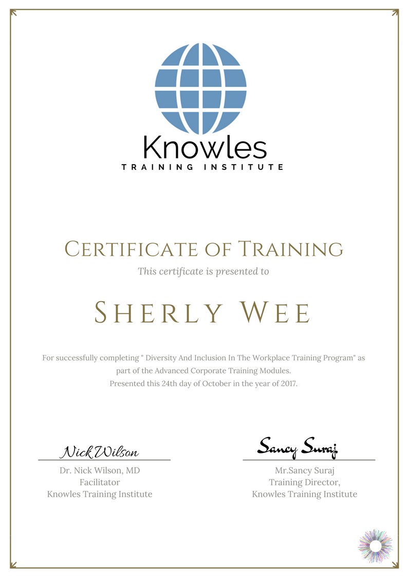Certification For Diversity And Inclusion In The Workplace Training Course in Kenya Certification