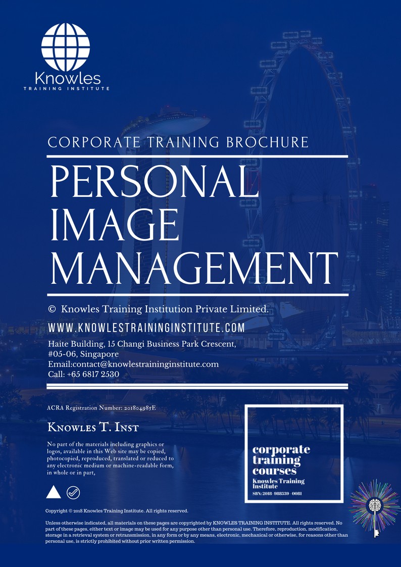 Course Brochure For Personal Image Management Training Course in Kenya