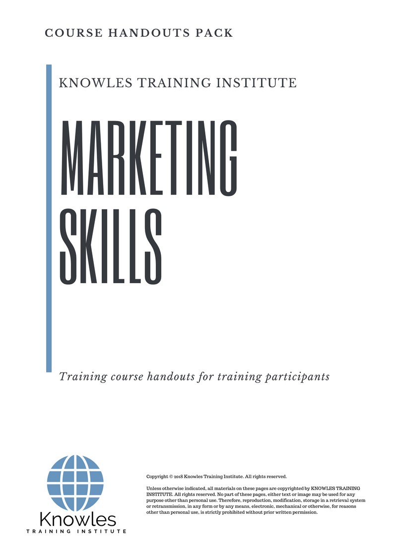 Course Handouts For Marketing Skills in Kenya