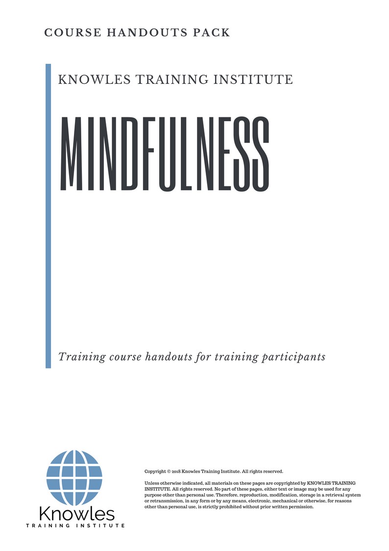 Course Handouts For Mindfulness Training Course in Kenya