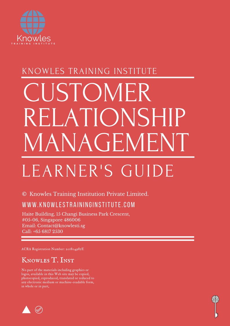 Customer Relationship Management Course in Kenya Learner’s Guide