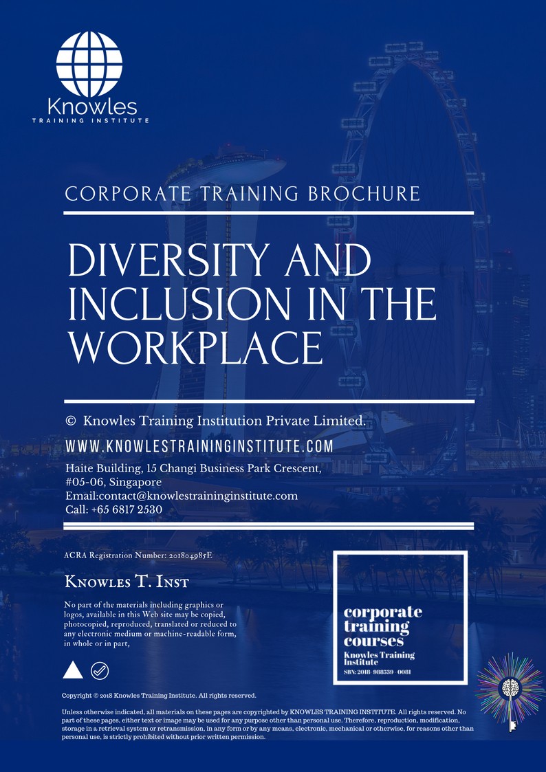Diversity And Inclusion In The Workplace Training Course in Kenya Course Brochure
