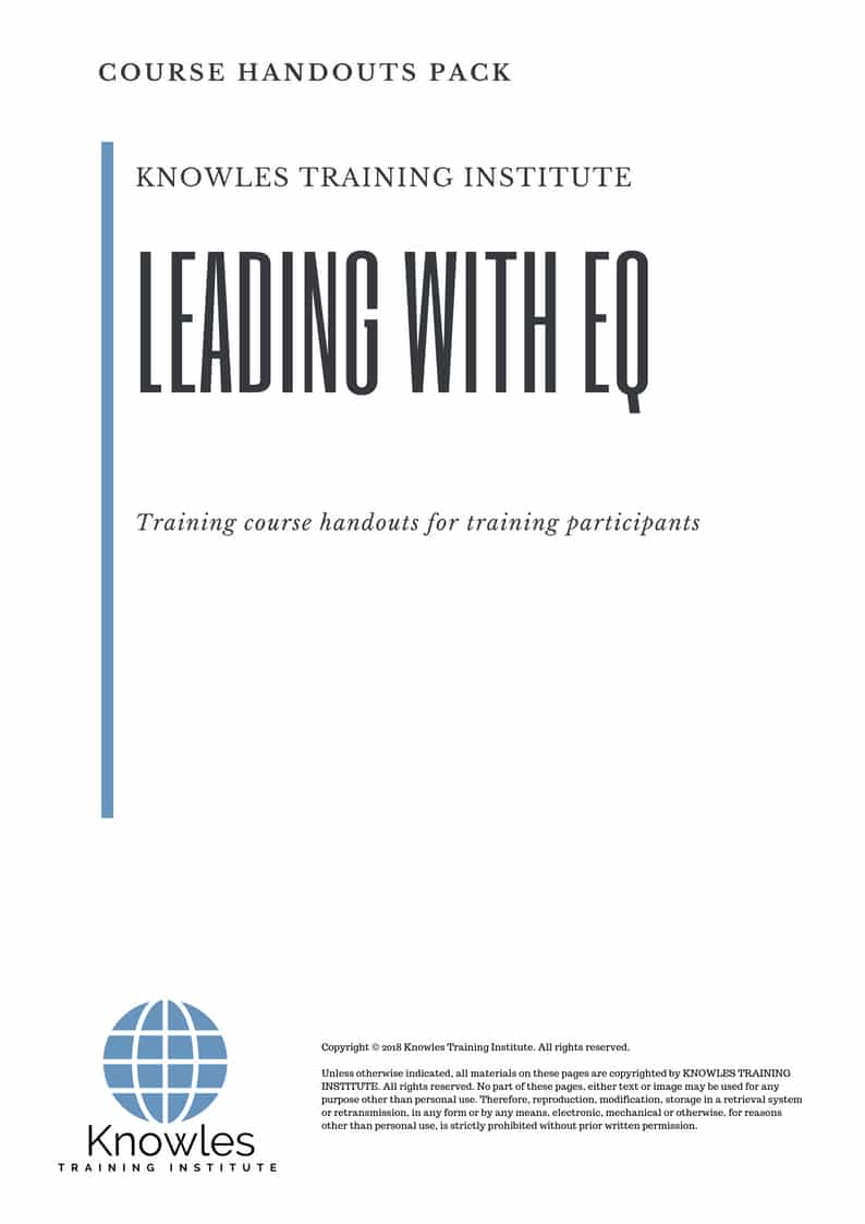 Leading With Eq Course in Kenya Handouts