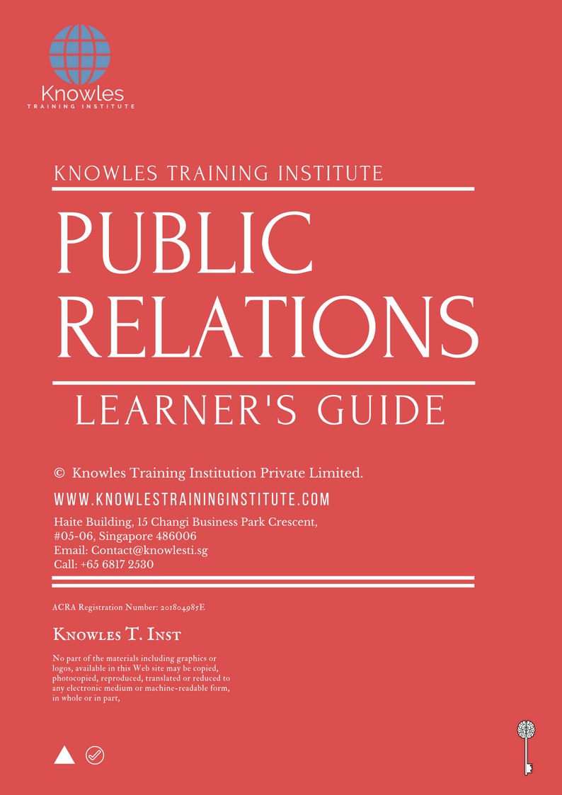 Learner’s Guide For Public Relations Course in China
