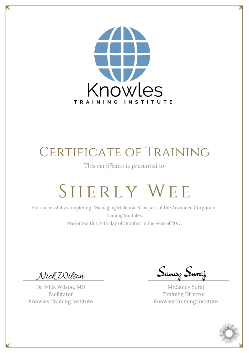 Managing Millennials Course in Kenya Certification