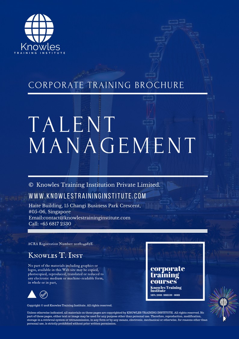 Talent Management Training Course in Kenya Brochure