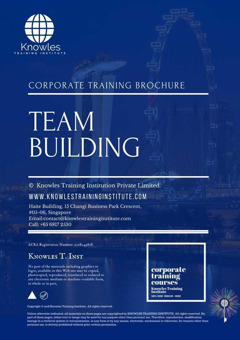 Team Building Training Course in Kenya Brochure