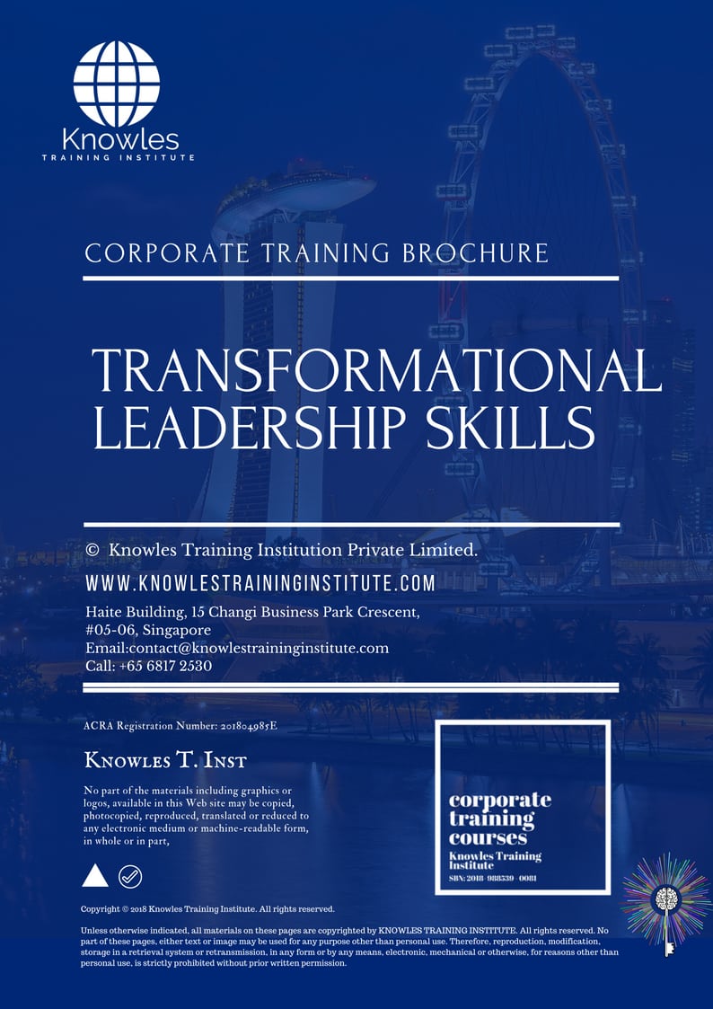 Transformational Leadership Skills Training Course in Kenya Brochure