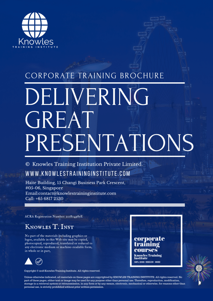 Delivering Great Presentations Brochure